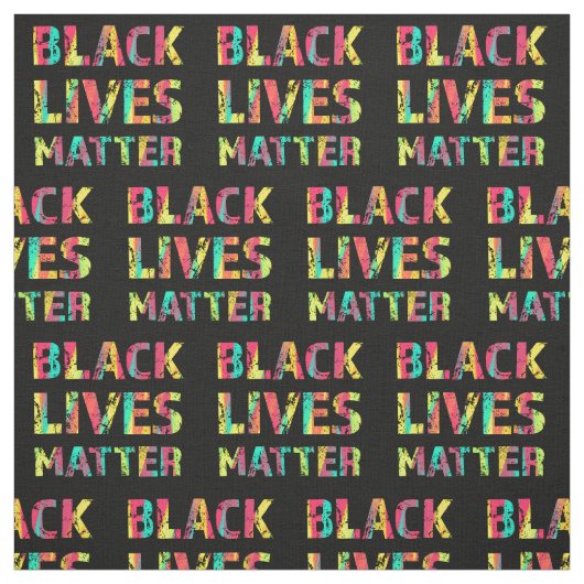 Black Lives Matter Painting 01 Anpassbar Stoff (Muster)