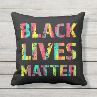 Black Lives Matter Painting 01 Aufstieg Erinnerung Kissen