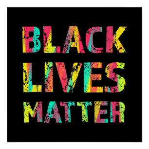 Black Lives Matter Painting 01 Multisize-Umbruch Poster