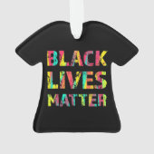 Black Lives Matter Painting 01 Nehmen Sie einen St Ornament (Rückseite)