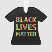 Black Lives Matter Painting 01 Nehmen Sie einen St Ornament (Vorderseite)