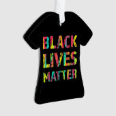 Black Lives Matter Painting 01 Nehmen Sie einen St Ornament (Vorderseite)