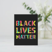 Black Lives Matter Painting 01 Nehmen Sie einen St Postkarte (Stehend Vorderseite)