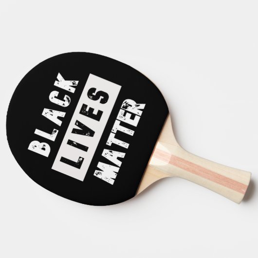 Black Lives Matter Ping Pong Paddle Tischtennis Schläger (Seitenansicht)