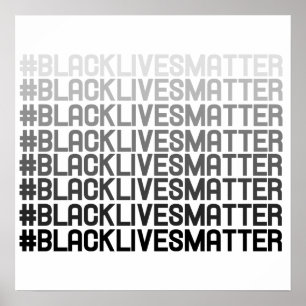 Black lives matter poster