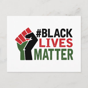 #Black Lives Matter Postkarte