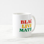 Black-Lives-Matter-Schmuck Kaffeetasse (VorderseiteRechts)