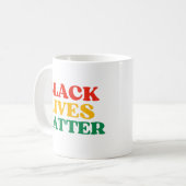 Black-Lives-Matter-Schmuck Kaffeetasse (Vorderseite Links)