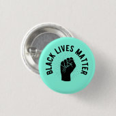Black Lives Matter Solidarity Button (Vorne & Hinten)