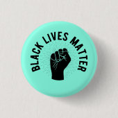 Black Lives Matter Solidarity Button (Vorderseite)