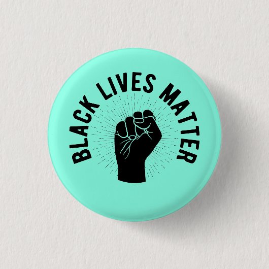 Black Lives Matter Solidarity Button (Vorderseite)