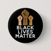 Black Lives Matter - Solidarnosc Fist Pump Button (Vorderseite)