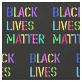 Black Lives Matter Stencil 01 Editable Stoff (Nahaufnahme)