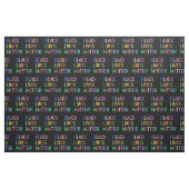 Black Lives Matter Stencil 01 Editable Stoff (Fat Quarter (45,7 x 55,9 cm))