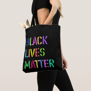 Black Lives Matter Stencil 01 Multi Größe & Stil Tasche
