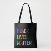 Black Lives Matter Stencil 01 Multi Size & Styles Tasche (Vorderseite)