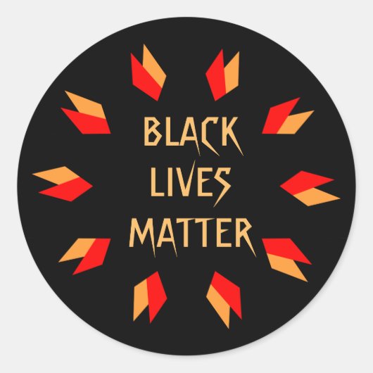 Black Lives Matter Stickers (Vorderseite)