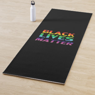 "Black Lives Matter" Stolz schwarzen Yoga-Matte Yogamatte