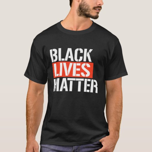 BLACK LIVES MATTER T-Shirt (Vorderseite)