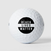 Black Lives Matter Two-Tone Golfball (Vorderseite)