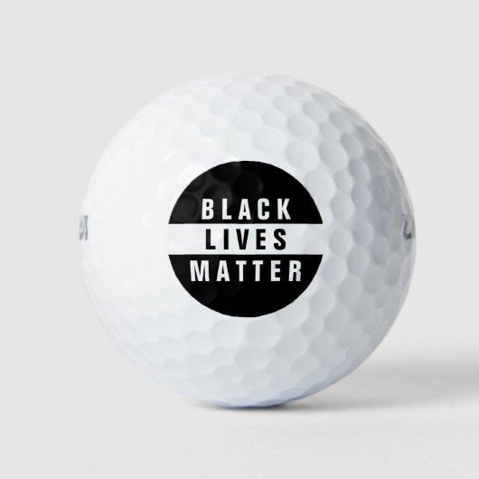 Black Lives Matter Two-Tone Golfball (Vorderseite)