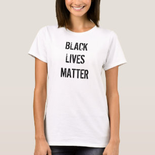 Black Lives Matter Weißes T-Shirt Damen