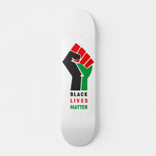 Black Lives Matter zum ersten Symbol Afrikanischen Skateboard