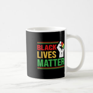 Black Lives Problem Black History Month Feier Kaffeetasse