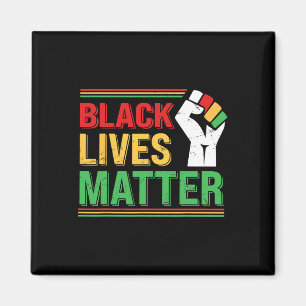 Black Lives Problem Black History Month Feier Magnet