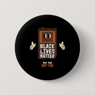 Black Lives Problem Video-Spiel Black History Gami Button
