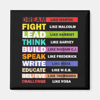 Black Lives S Black Leaders Black History Month Magnet