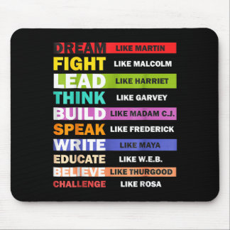 Black Lives S Black Leaders Black History Month  Mousepad
