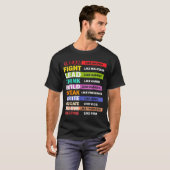 Black Lives S Black Leaders Black History Month T-Shirt (Vorne ganz)