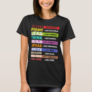 Black Lives S Schwarze Führer Schwarze Geschichte T-Shirt