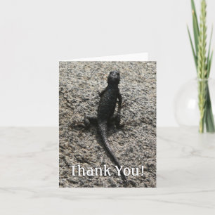Black Lizard Dankeskarte