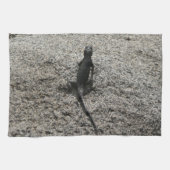 Black Lizard Geschirrtuch (Horizontal)