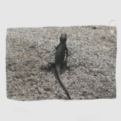 Black Lizard Golfhandtuch (Horizontal)
