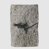Black Lizard Golfhandtuch (Vorderseite)