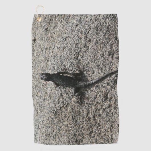Black Lizard Golfhandtuch (Vorderseite)
