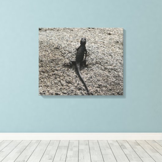 Black Lizard Leinwanddruck (Insitu (Holzboden))
