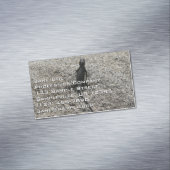 Black Lizard Magnetische Visitenkarte (Beispiel)