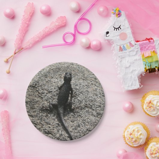 Black Lizard Pappteller (Party)