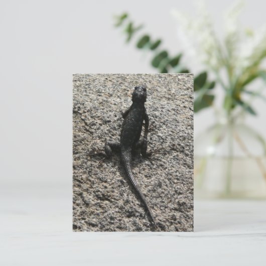 Black Lizard Postkarte (Stehend Vorderseite)