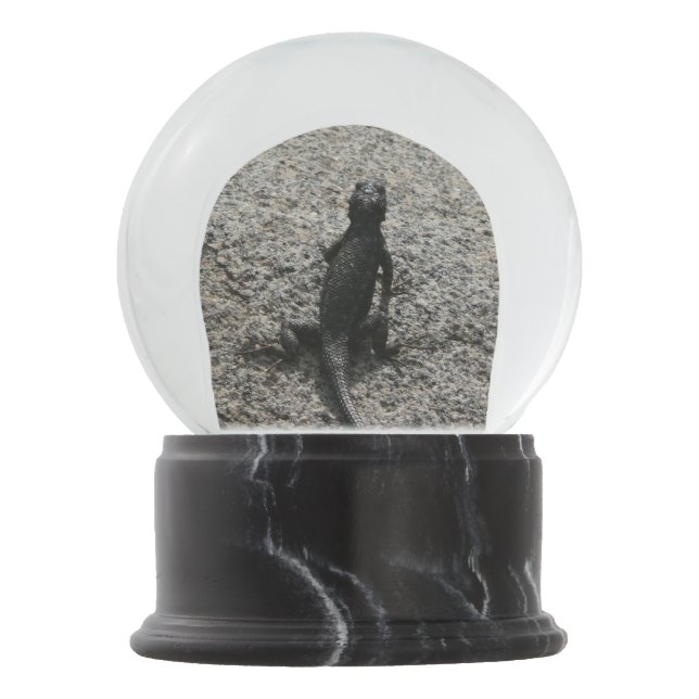 Black Lizard Schneekugel (Vorderseite)