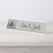 Black Lizard Schreibtischnamensplakette (Vorderseite )