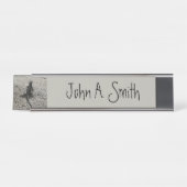 Black Lizard Schreibtischnamensplakette (Vorderseite )