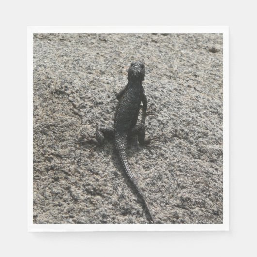 Black Lizard Serviette (Vorderseite)