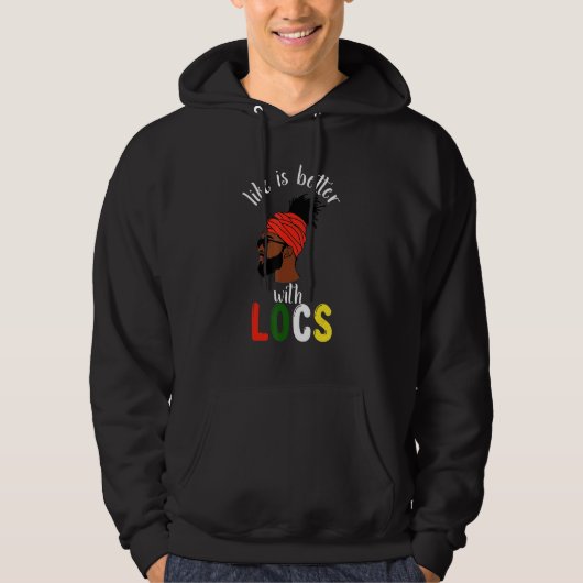 Black Locd - Afro Man Hoodie (Vorderseite)