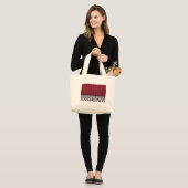Black Lodge Red Room Jumbo Stoffbeutel (Vorderseite (Model))
