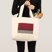 Black Lodge Red Room Jumbo Stoffbeutel (Vorderseite (Produkt))